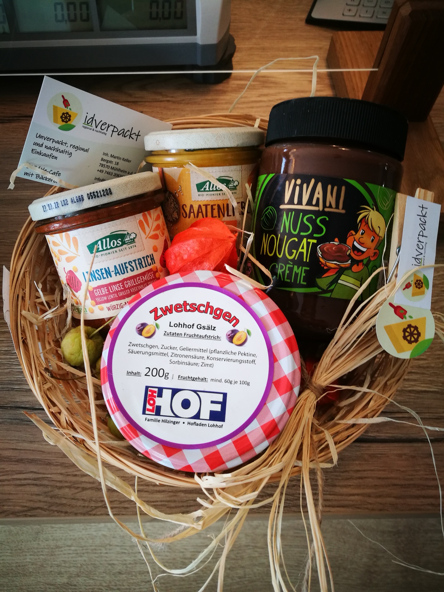Geschenkkorb von idverpackt